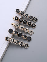 5pcs Flower Decor Hair Clip Vintage